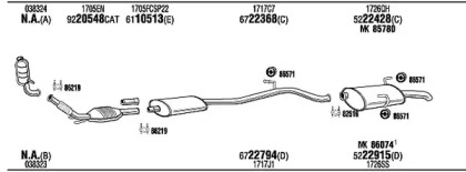 Система выпуска ОГ WALKER PEH16289B