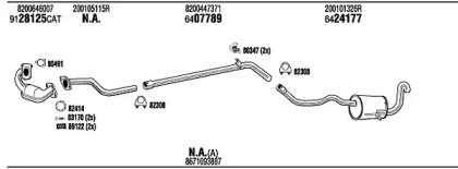 Система выпуска ОГ WALKER REK001495