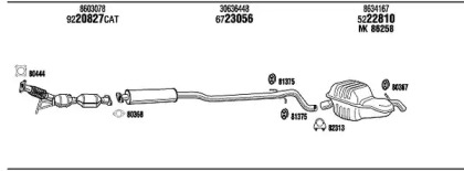 Система выпуска ОГ WALKER VOH15149B