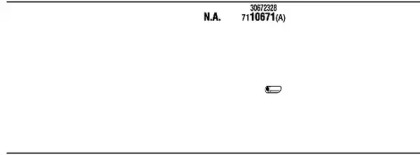 Система выпуска ОГ WALKER VOK014616B