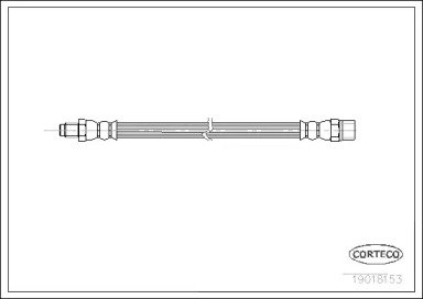 Тормозной шланг CORTECO 19018153