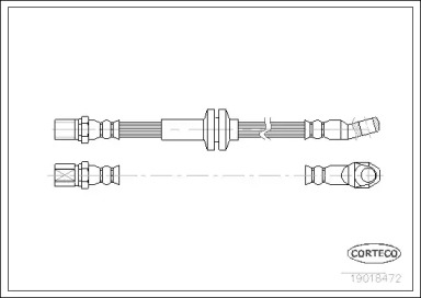 Шлангопровод CORTECO 19018472