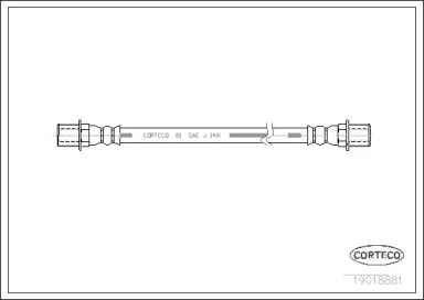 Шлангопровод CORTECO 19018881