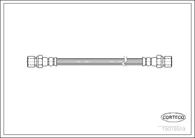 Тормозной шланг CORTECO 19018919