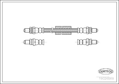 Шлангопровод CORTECO 19026869