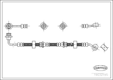 Шлангопровод CORTECO 19032195