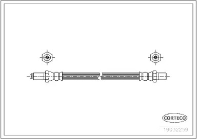 Шлангопровод CORTECO 19032259