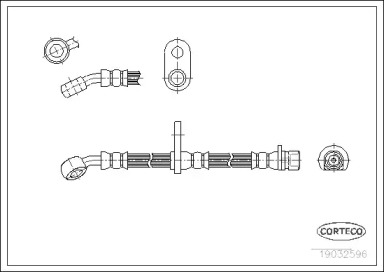 Шлангопровод CORTECO 19032596