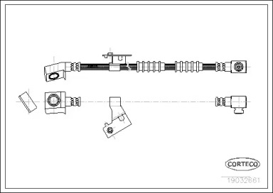 Шлангопровод CORTECO 19032661