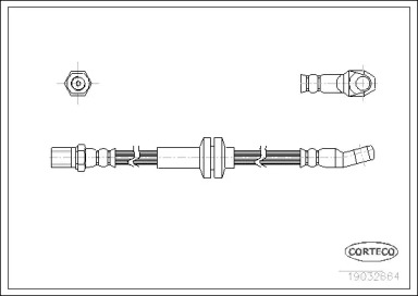 Шлангопровод CORTECO 19032664