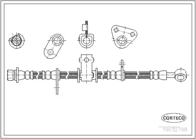 Шлангопровод CORTECO 19032798