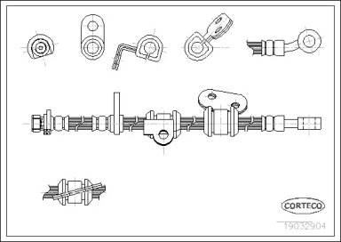 Шлангопровод CORTECO 19032904