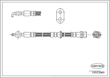 Шлангопровод CORTECO 19033069