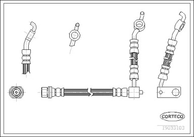 Шлангопровод CORTECO 19033103