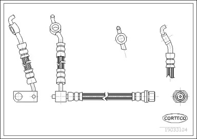 Шлангопровод CORTECO 19033104