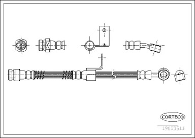 Шлангопровод CORTECO 19033511