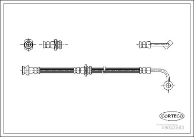 Шлангопровод CORTECO 19033583