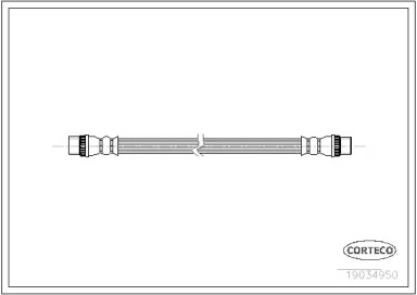 Тормозной шланг CORTECO 19034950