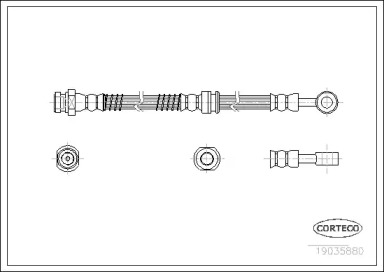 Шлангопровод CORTECO 19035880