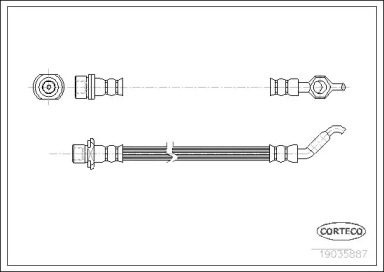 Шлангопровод CORTECO 19035887