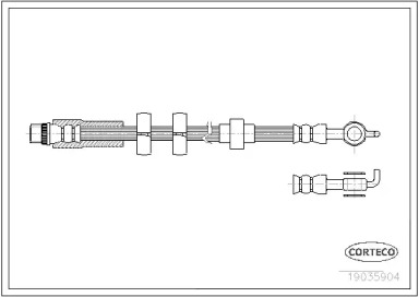 Шлангопровод CORTECO 19035904