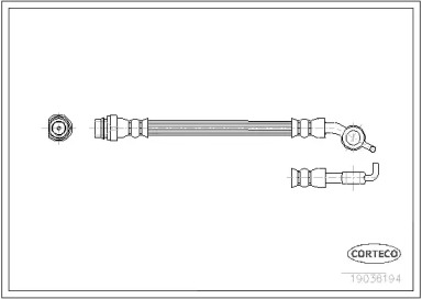 Шлангопровод CORTECO 19036194