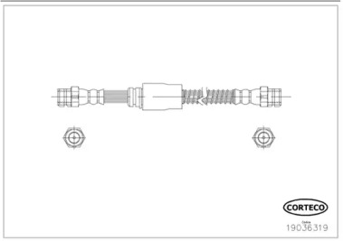 Шлангопровод CORTECO 19036319