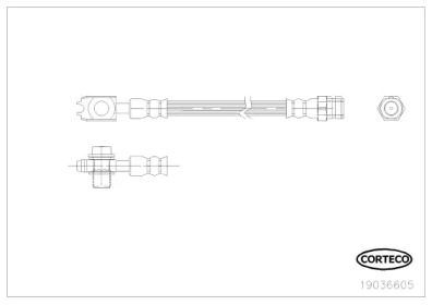 Шлангопровод CORTECO 19036605