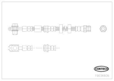 Шлангопровод CORTECO 19036606