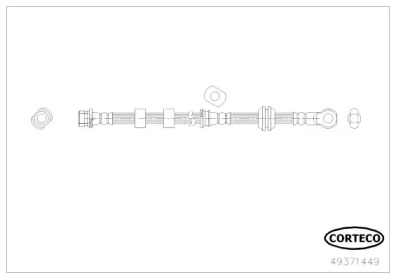Шлангопровод CORTECO 49371449