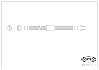 Тормозной шланг CORTECO 49373607