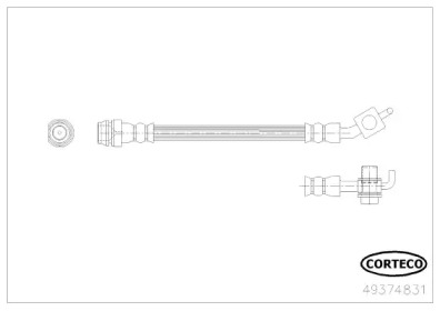 Шлангопровод CORTECO 49374831