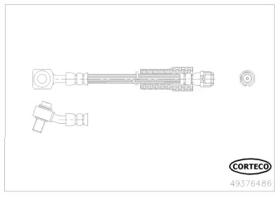 Шлангопровод CORTECO 49376486