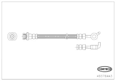 Шлангопровод CORTECO 49378443