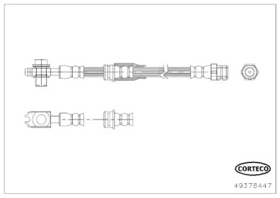 Шлангопровод CORTECO 49378447