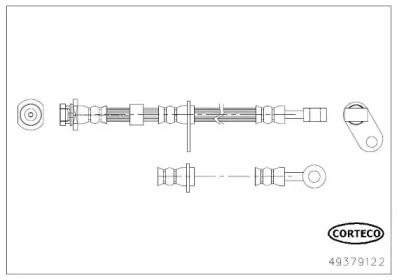Шлангопровод CORTECO 49379122