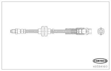 Шлангопровод CORTECO 49384160