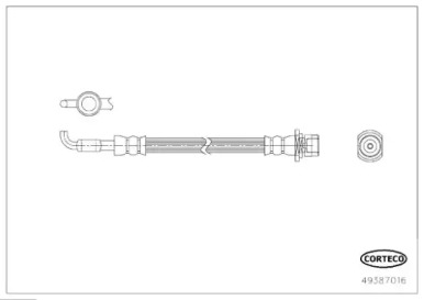 Шлангопровод CORTECO 49387016