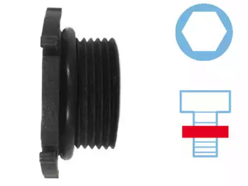 Резьбовая пробка, масляный поддон CORTECO 49362592