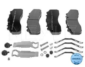 Комплект тормозных колодок, дисковый тормоз MEYLE 025 290 8730/S