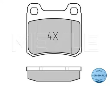 Комплект тормозных колодок MEYLE 025 206 8713