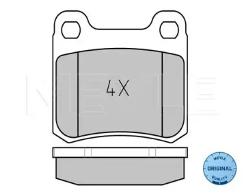 Комплект тормозных колодок MEYLE 025 206 8715