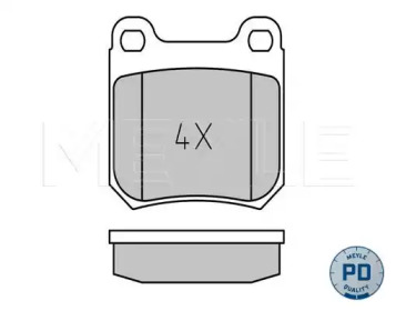Комплект тормозных колодок MEYLE 025 210 5015/PD