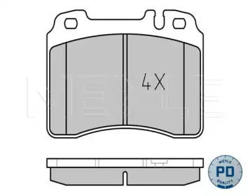 Комплект тормозных колодок MEYLE 025 211 5316/PD