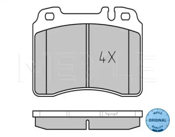 Комплект тормозных колодок MEYLE 025 211 5316