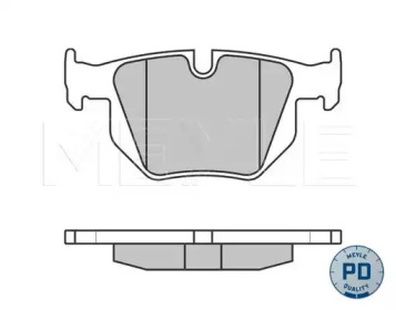 Комплект тормозных колодок MEYLE 025 212 8217/PD