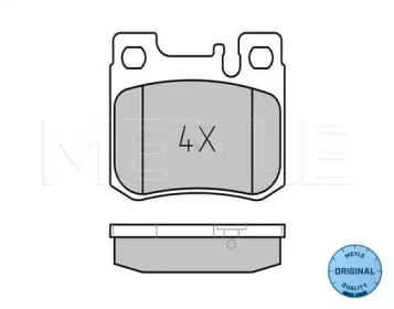 Комплект тормозных колодок MEYLE 025 213 0115