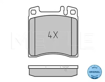 Комплект тормозных колодок MEYLE 025 213 0418