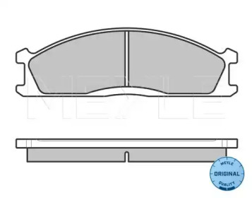 Комплект тормозных колодок MEYLE 025 213 4717