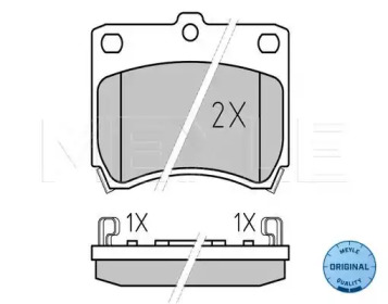 Комплект тормозных колодок MEYLE 025 213 5514/W
